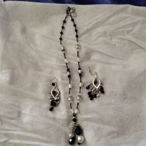 Necklace and earrings